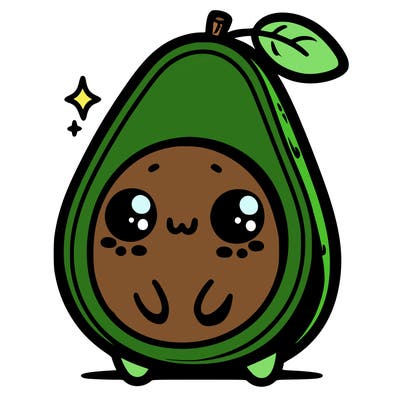 cute avocado