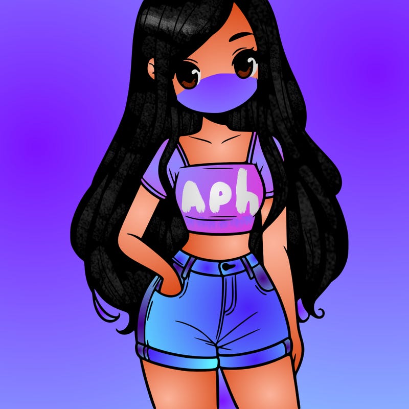 a girl with long hair wearing a crop top and shorts