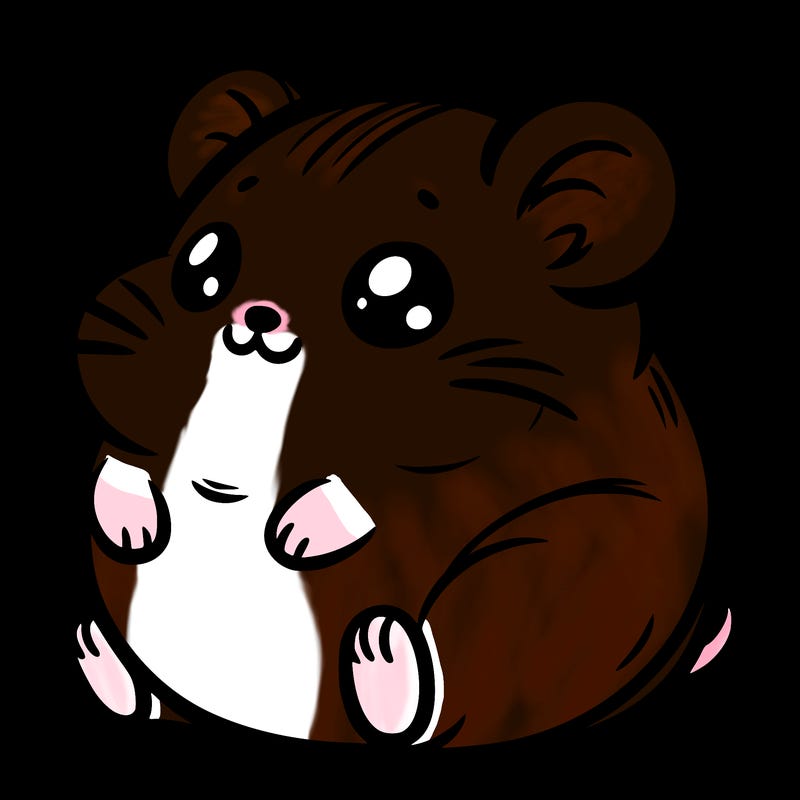 a baby hamster