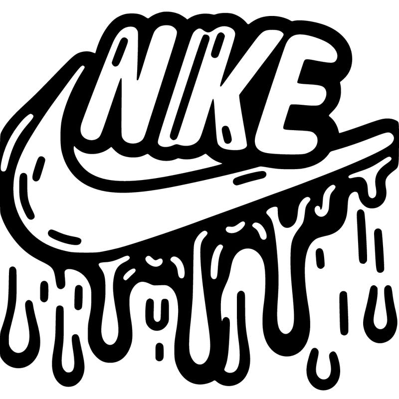 drippy nike logo