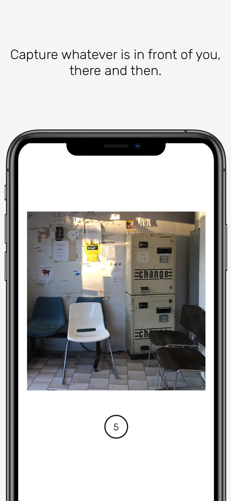 minutiae: Real Life - Ein Schnappschuss eines gewöhnlichen Wartezimmers, aufgenommen in der minutiae App.