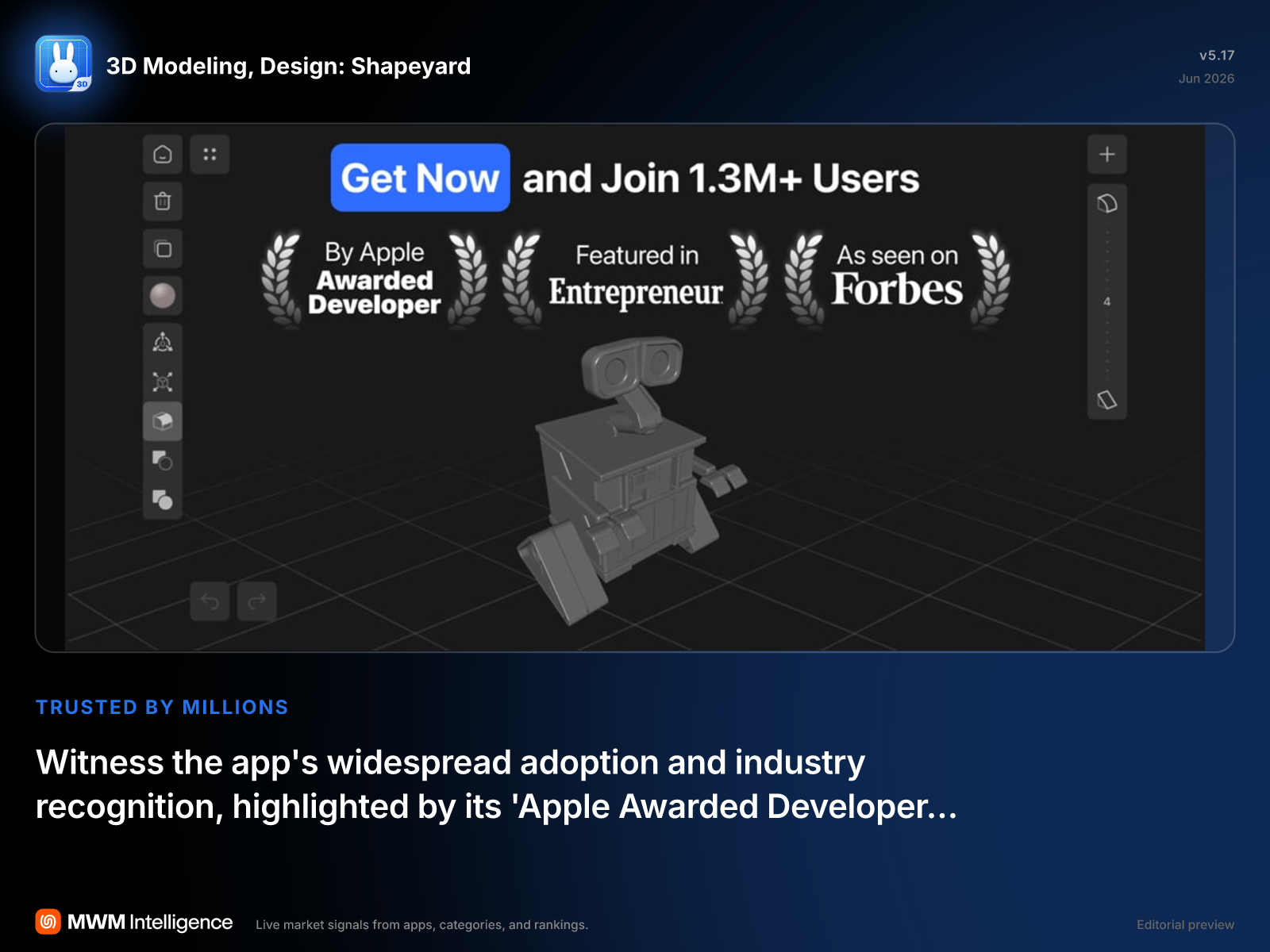 3D Modeling, Design: Shapeyard - Graphics & Design App | MWM
