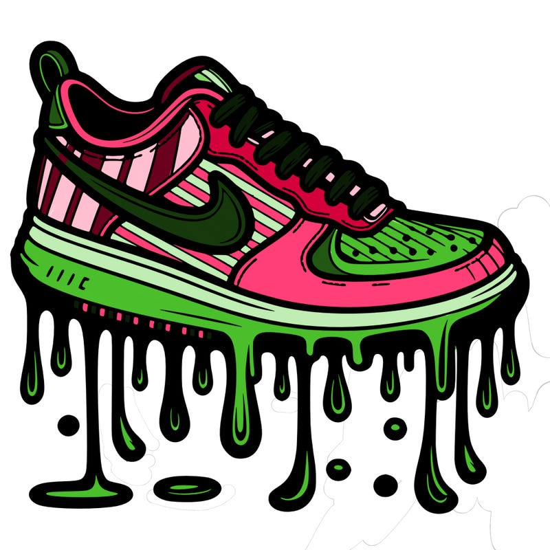 drippy nike shoe