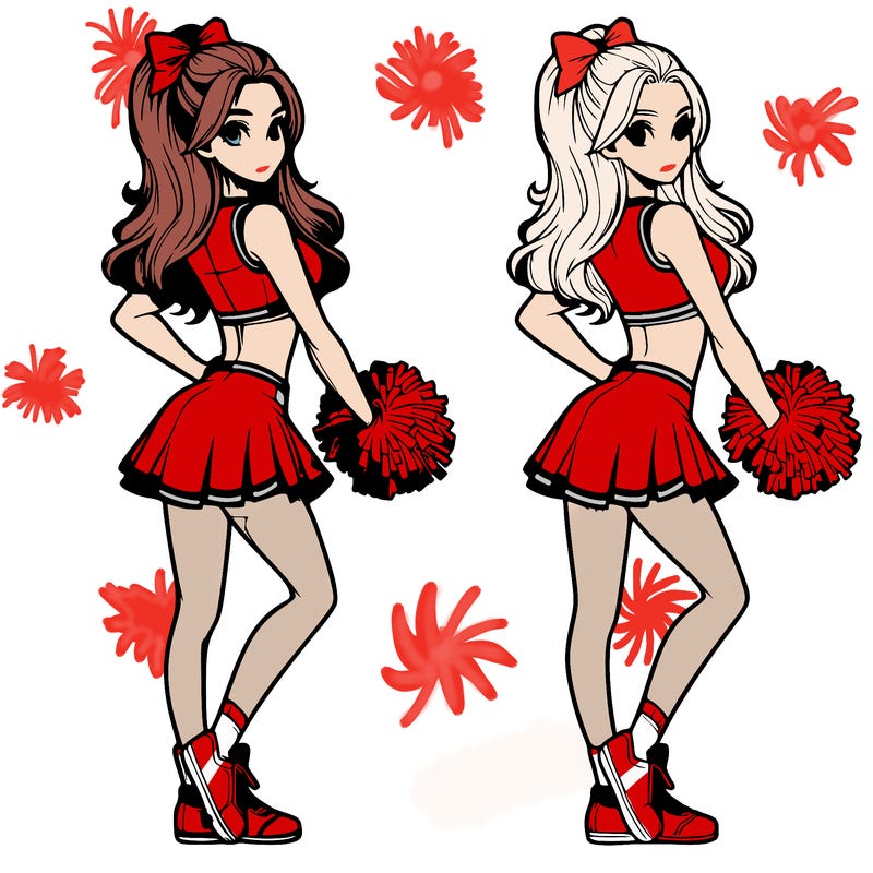 realistic cheerleader