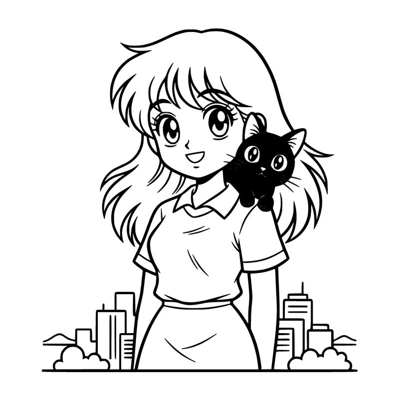 cat im girl