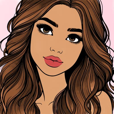 beautiful realistic girl