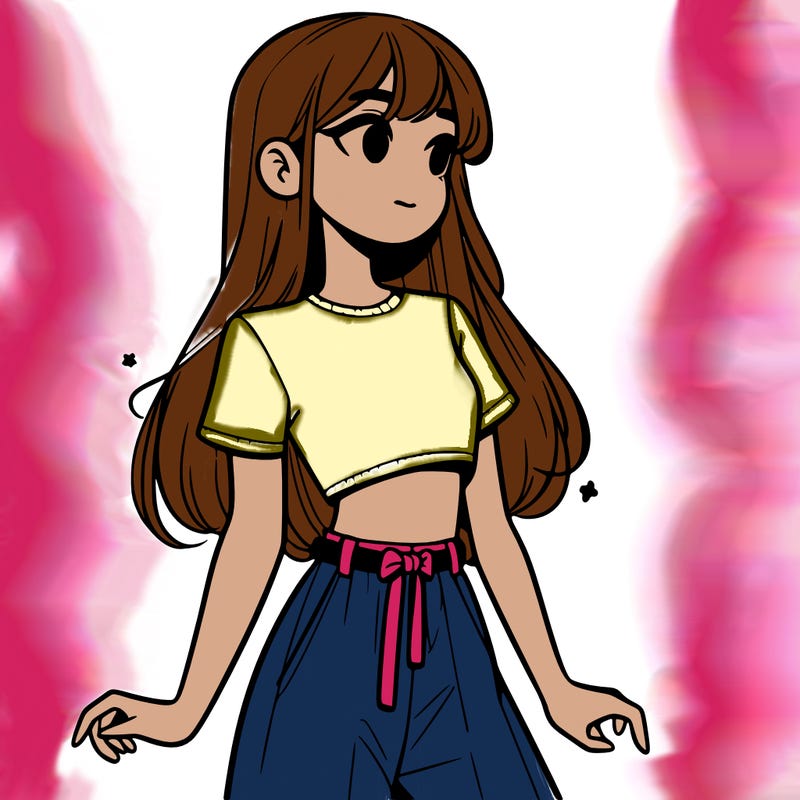 girl in a cute crop top