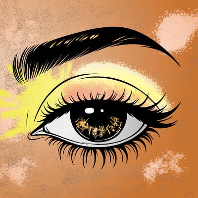 eye closed realistic