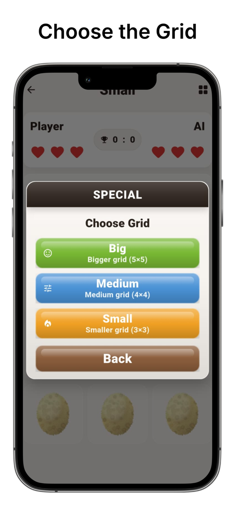 Safe or Poison game - Safe or Poisonゲームのグリッド選択メニュー
