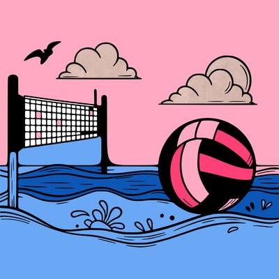 beach volleyball