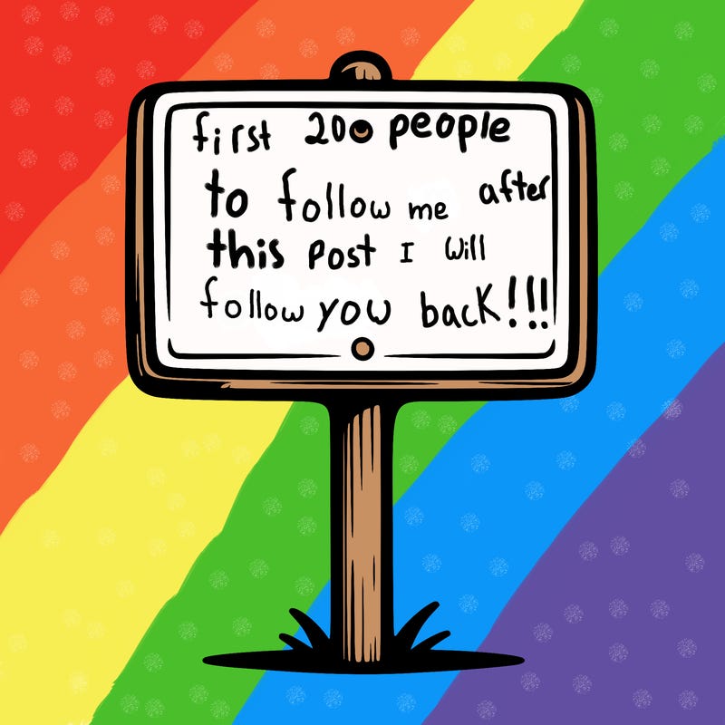 blank sign