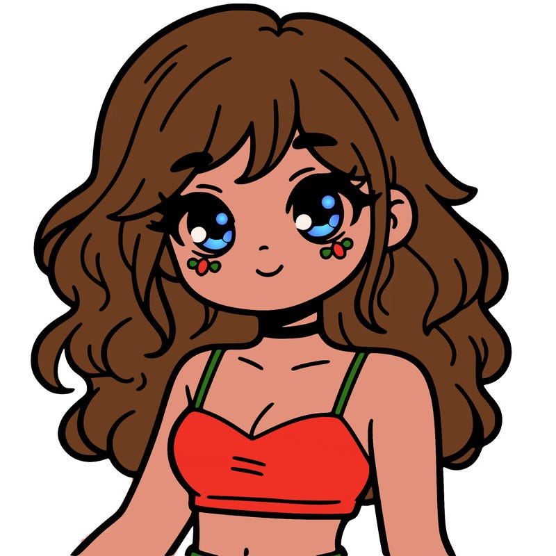 girl in a cute crop top