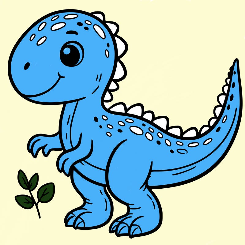 simple dinosaur