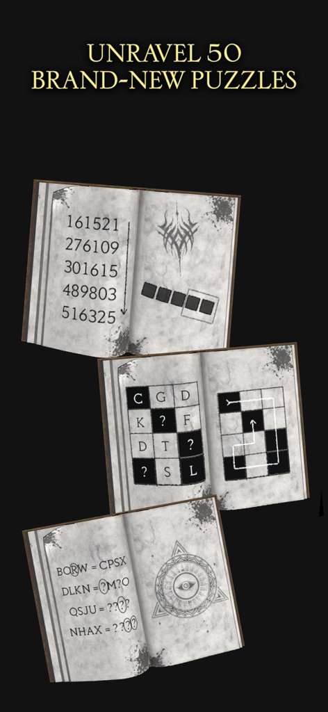 The Da Vinci Cryptex 3 - A collection of handwritten logic riddles and puzzles from the Da Vinci Cryptex 3 mobile game.