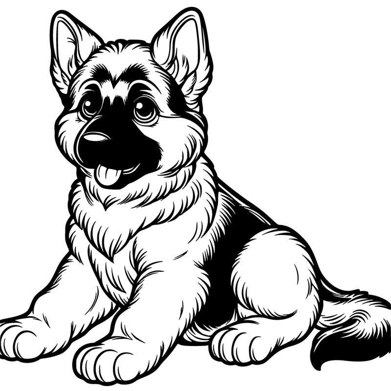 german shepherd puppy