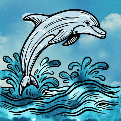 dolphin jumping