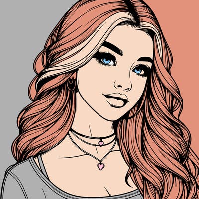 detailed realistic girl