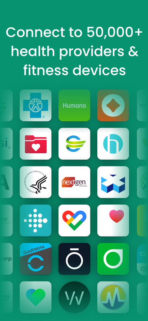 Guava: Health Tracker - Guava app connectivity with 50000 health providers and fitness devices