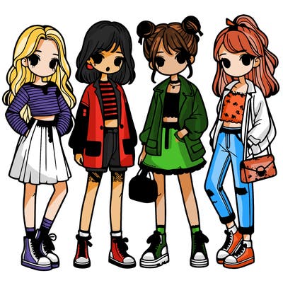 girls with fashion