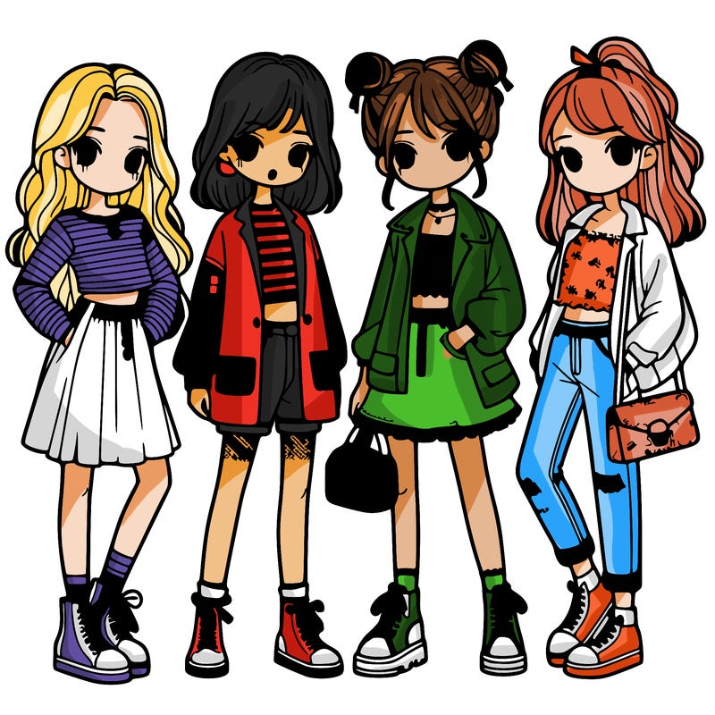 girls with fashion