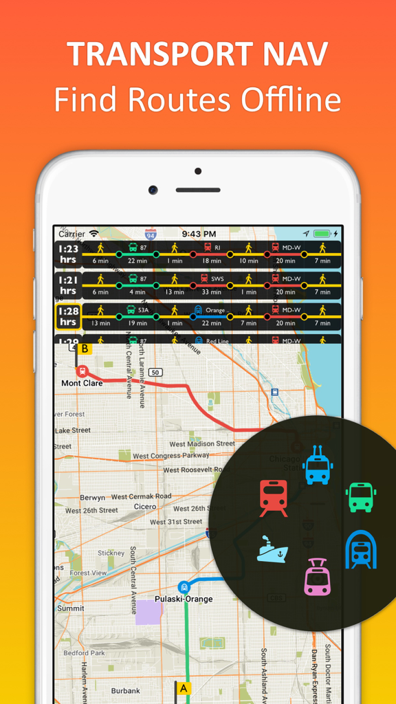 New York City - offline map - Navigation App | MWM