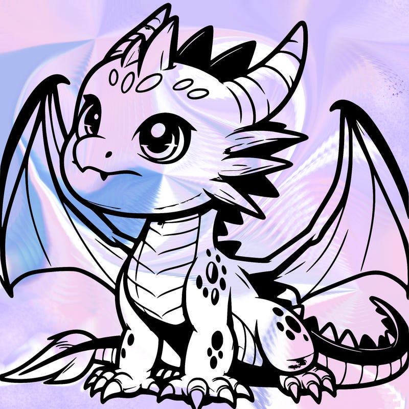 fierce baby night dragon
