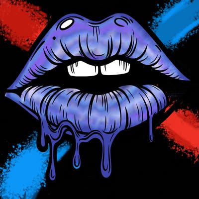 lips that look realistic and drip