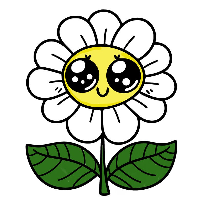 flower with eyes