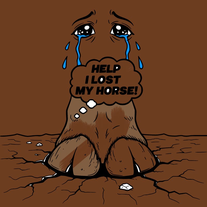 help 
i lost my horse