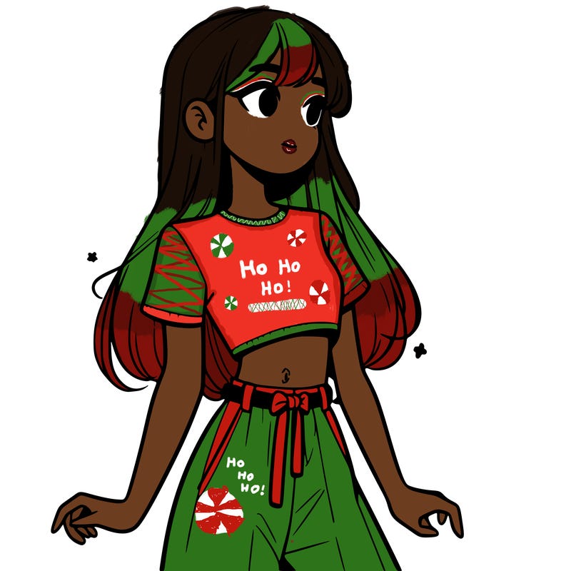 girl in a cute crop top