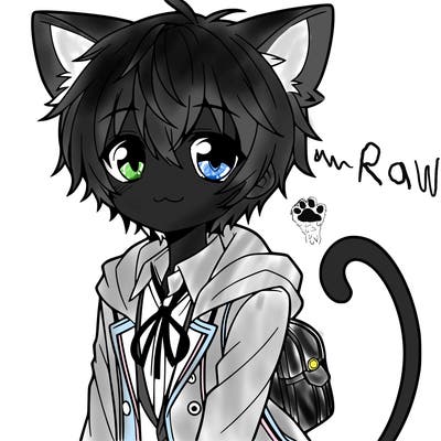 anime cat boy