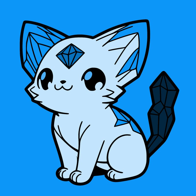 crystal kitten