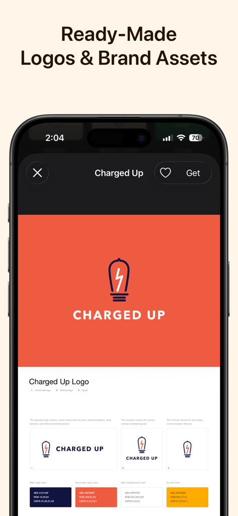 Plantillas profesionales de logotipos y activos de marca para usuarios de Apple Pages