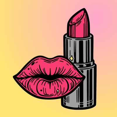 lips and lipstick
