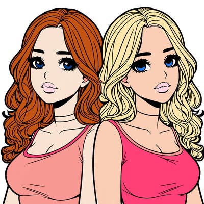 realistic twin sisters