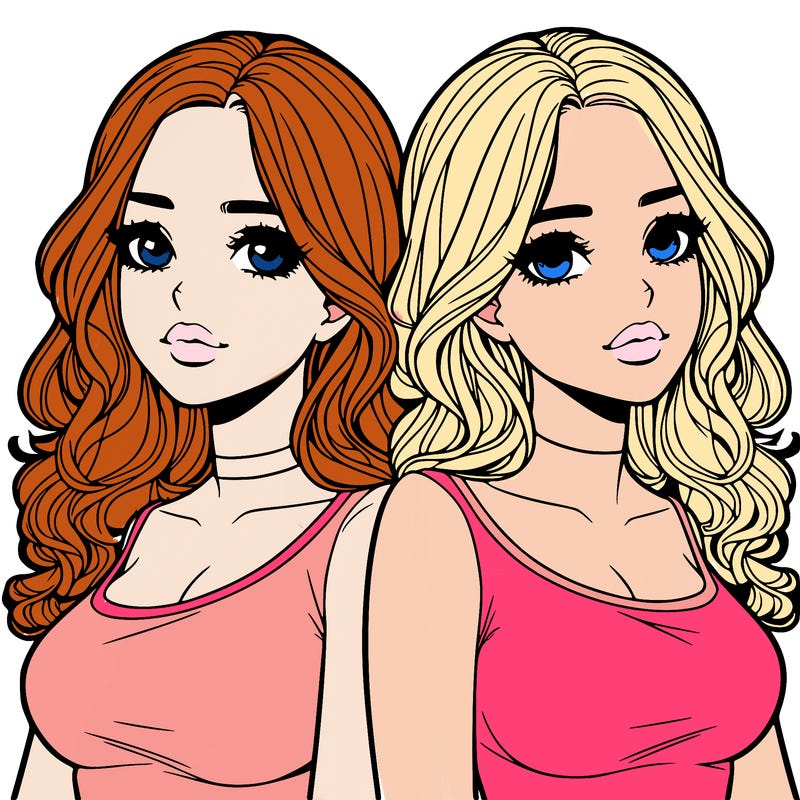 realistic twin sisters