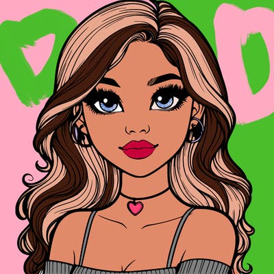 realistic pretty girl