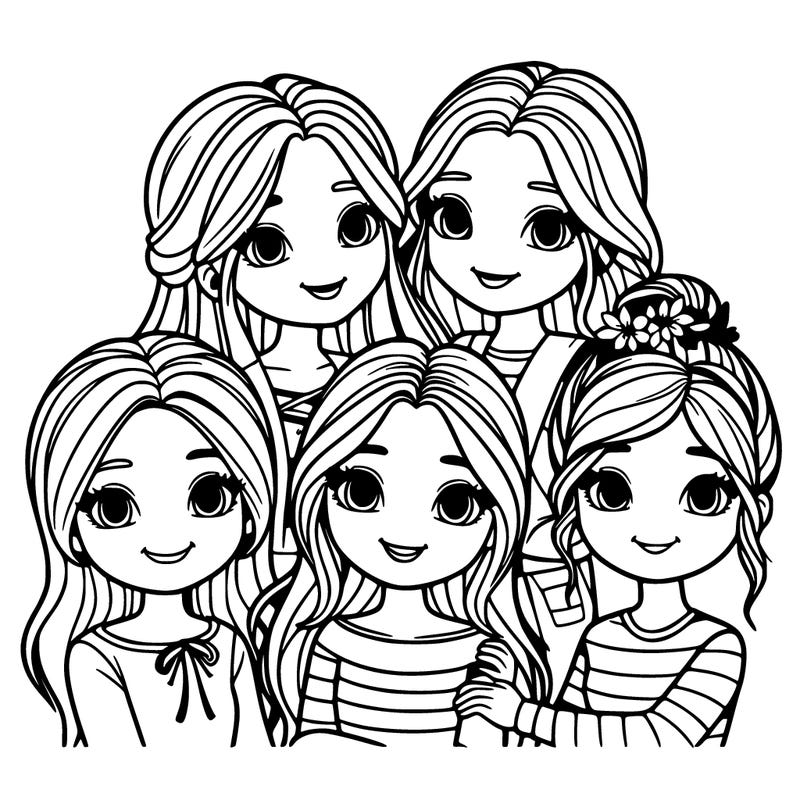 group of girl friends