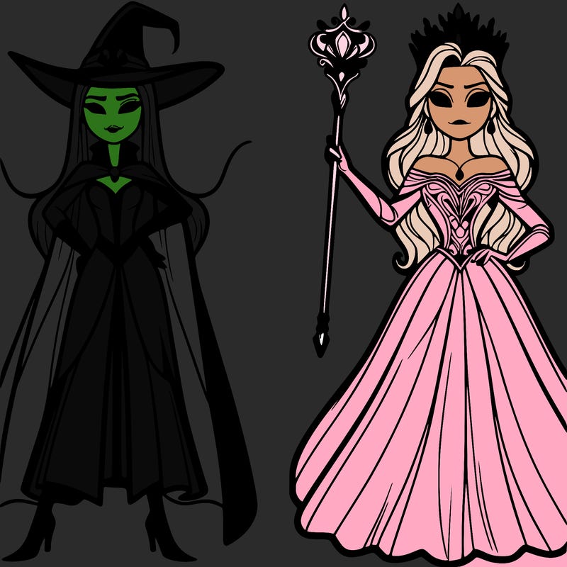 elphaba and glinda