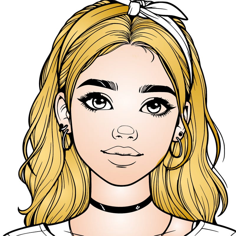 realistic teenage girl