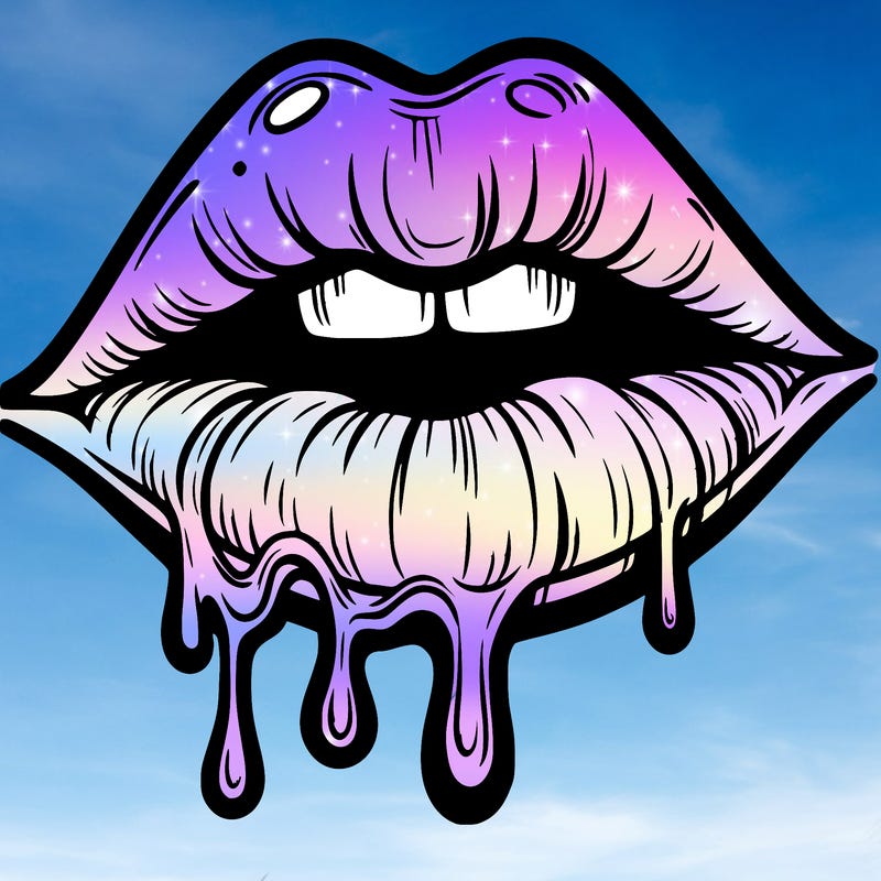 lips that look realistic and drip