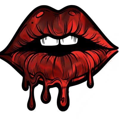 lips that look realistic and drip