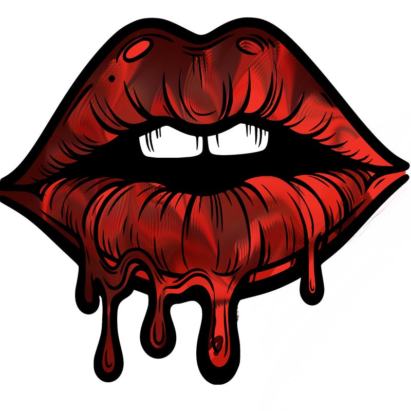 lips that look realistic and drip