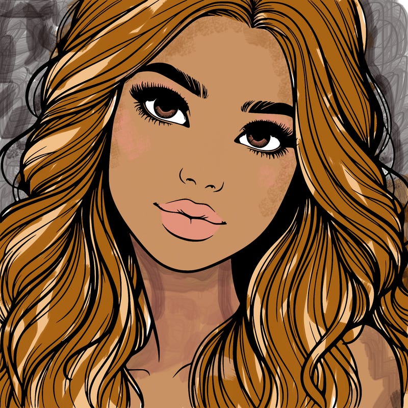 beautiful realistic girl