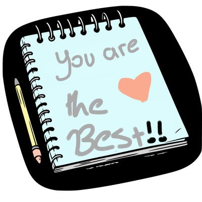 a blank sketch pad
