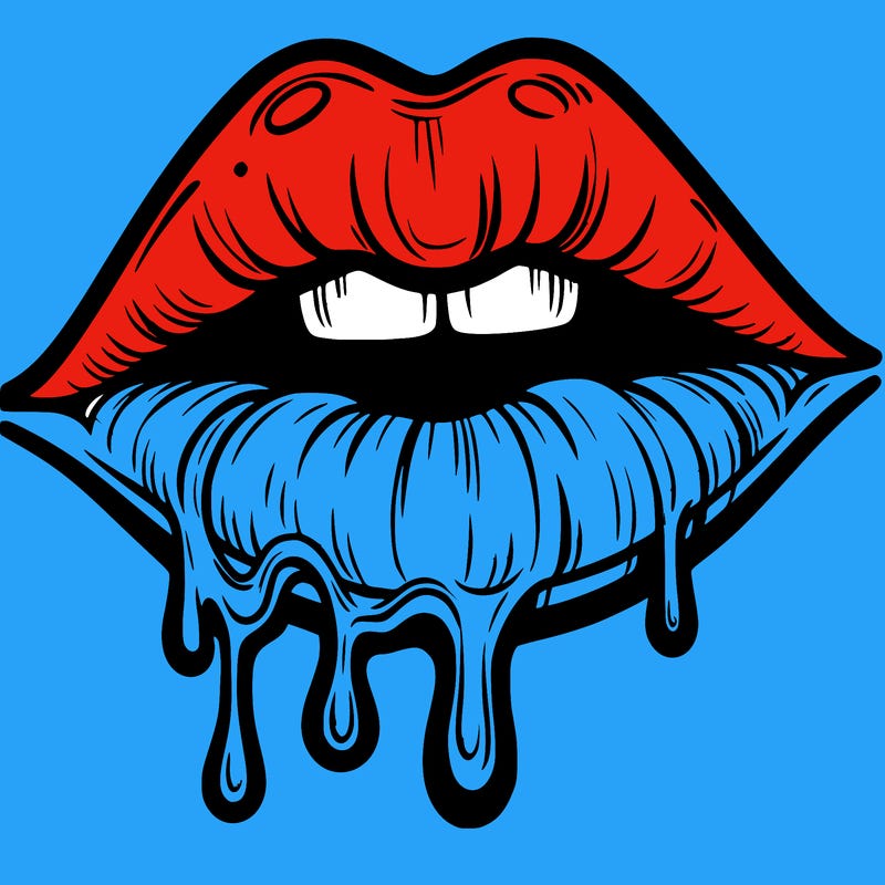lips that look realistic and drip