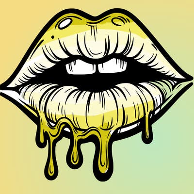 lips that look realistic and drip