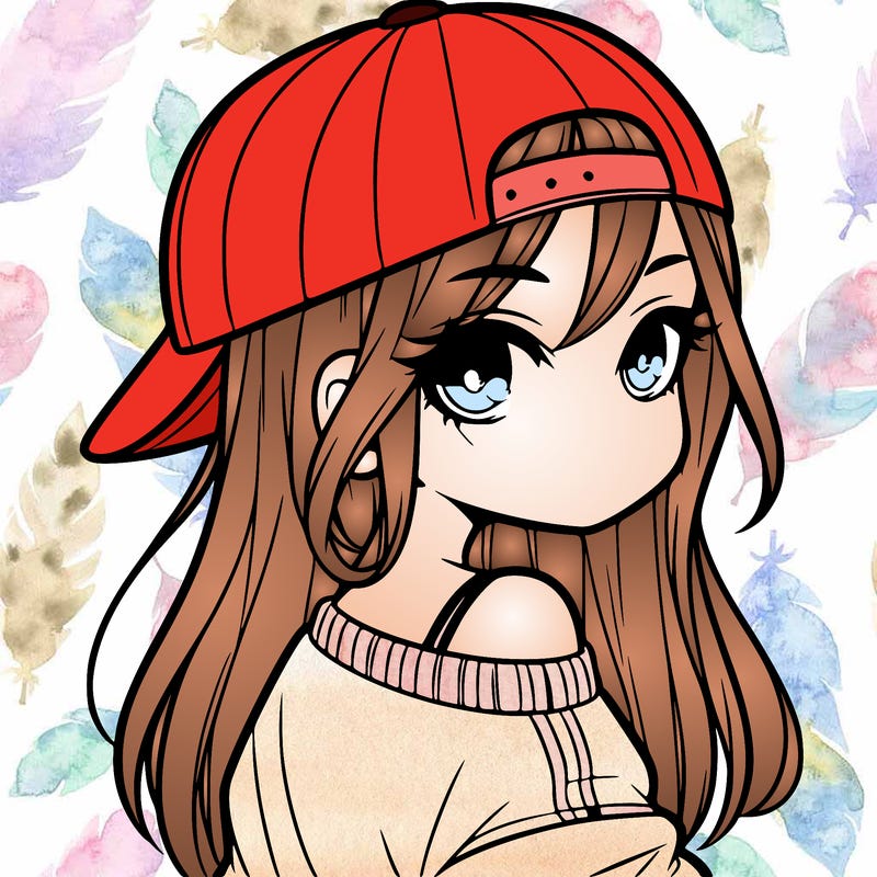 girl with a backward hat on