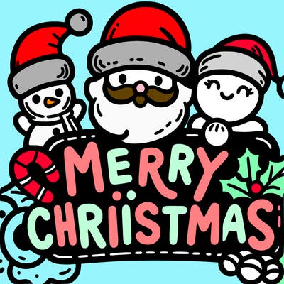 merry christmas sign