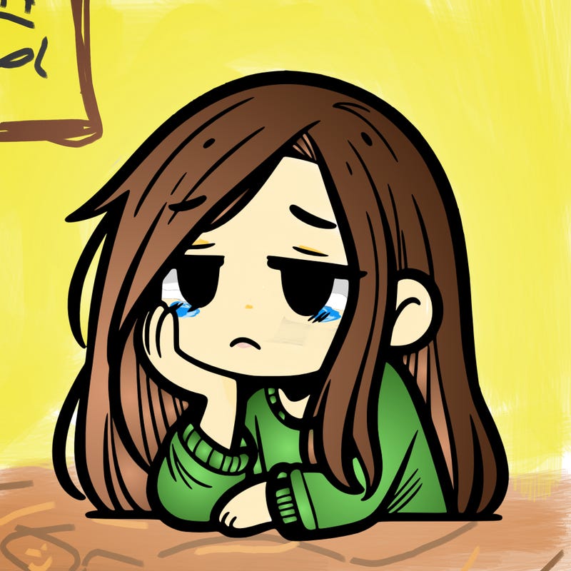 tired girl